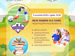 Grafika promująca happening Moja książka dla ciebie